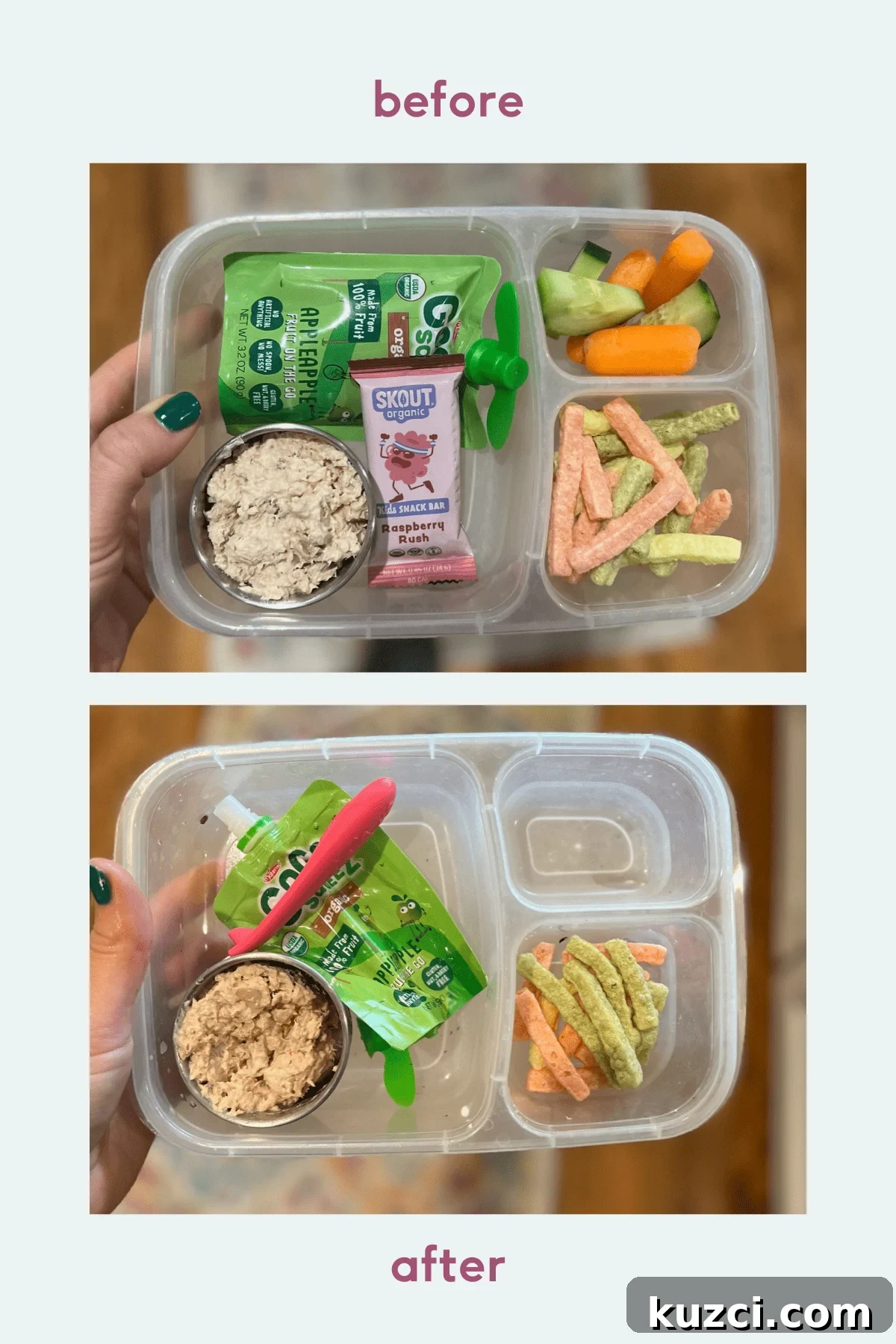 easy preschool packed lunch