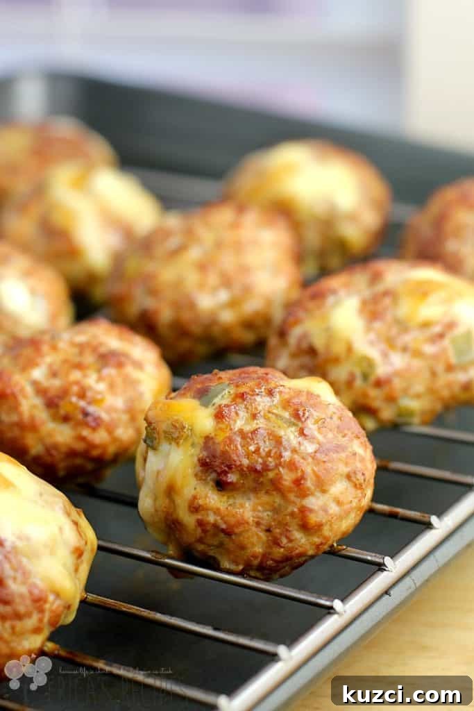 Smoked Jalapeno Cheese Stuffed Pork Balls 