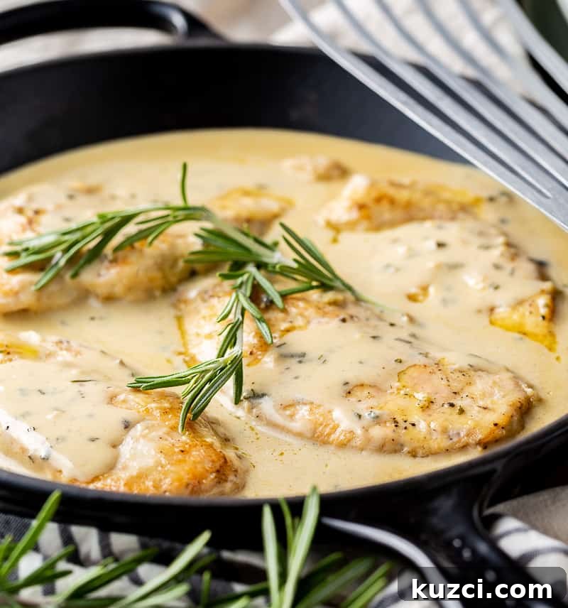 Pan-Seared Chicken with Creamy Rosemary Sauce 5 Chicken with creamy rosemary sauce