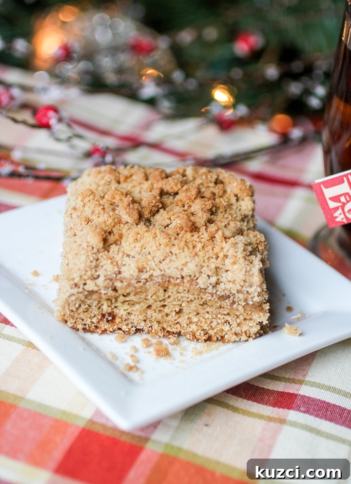 Maple Gingerbread Coffee Cake