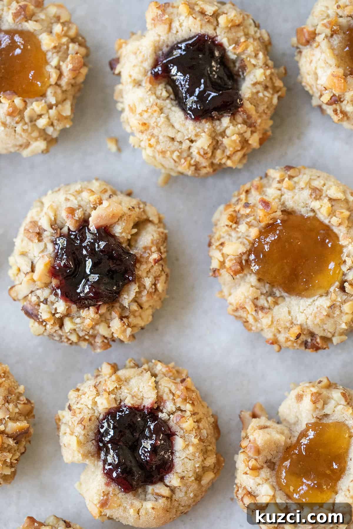 Cookie Recipes for Holidays, Parties, and Everyday Treats 14 Thumbprint Christmas cookies.