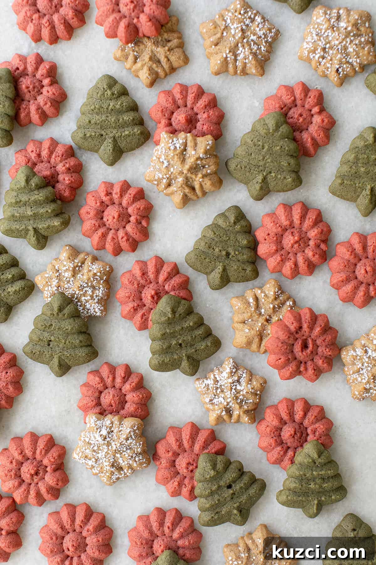 Cookie Recipes for Holidays, Parties, and Everyday Treats 21 Spritz cookies.