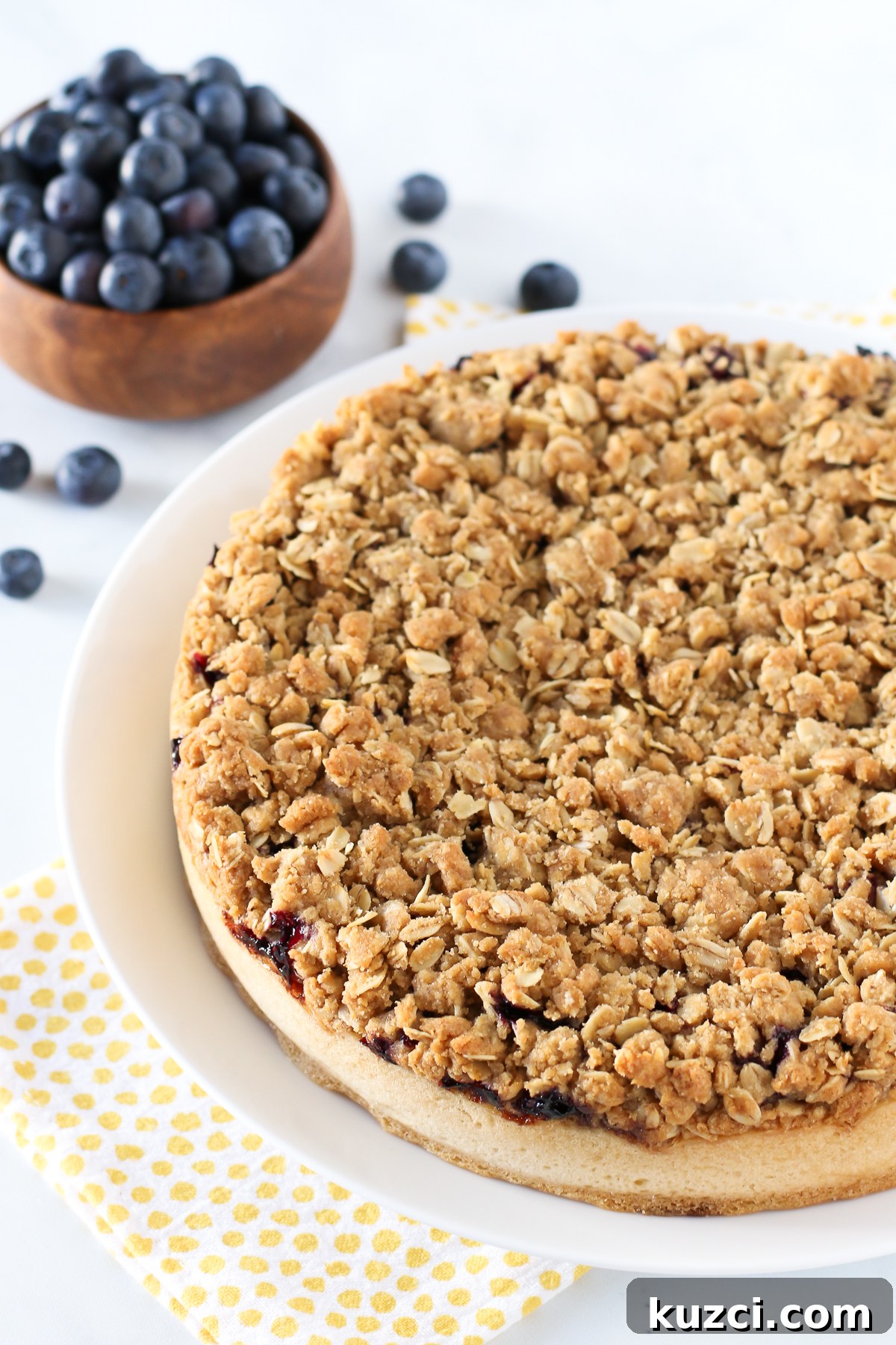 Gluten-Free Vegan Blueberry Coffee Cake Recipe 5 Gluten Free Vegan Blueberry Coffee Cake. Light vanilla cake with a layer of fresh, juicy blueberries and an oat crumb topping.