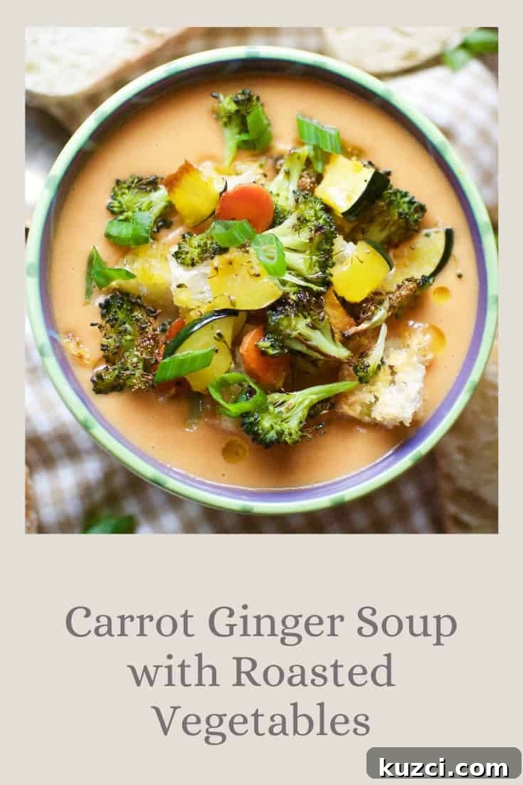 Spicy Roasted Acorn Squash with Crumbled Feta Recipe 14 Carrot Ginger Soup with Roasted Vegetables