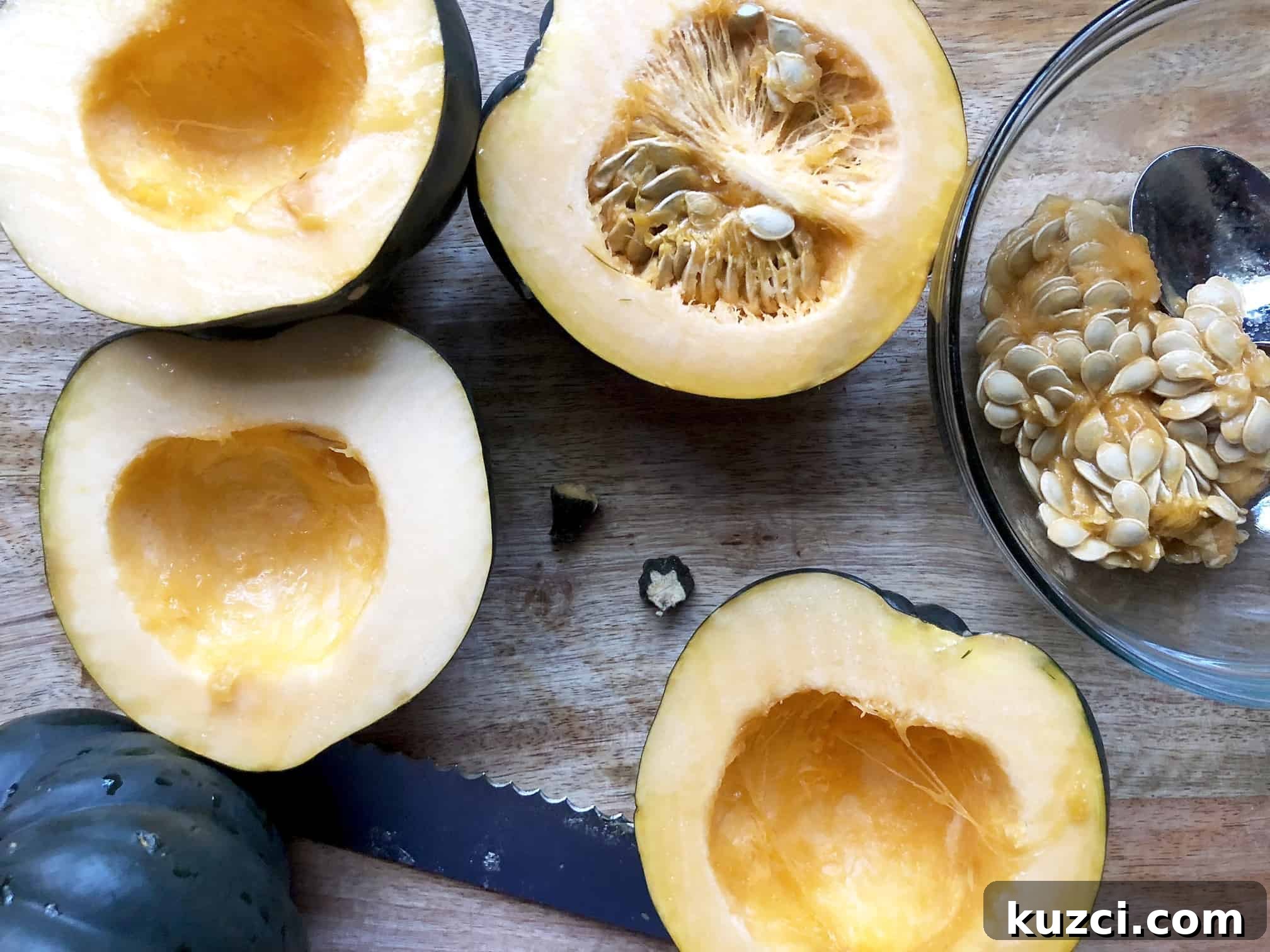 Spicy Roasted Acorn Squash with Crumbled Feta Recipe 3 spicy roasted acorn squash with feta crumbles