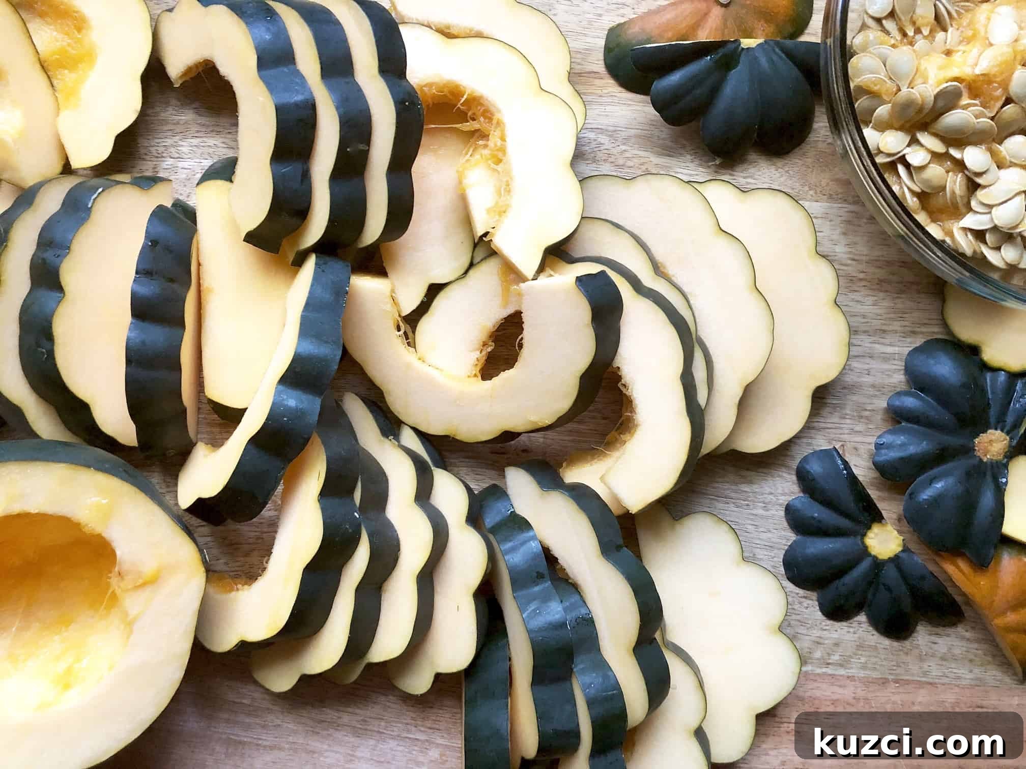Spicy Roasted Acorn Squash with Crumbled Feta Recipe 4 spicy roasted acorn squash with feta crumbles