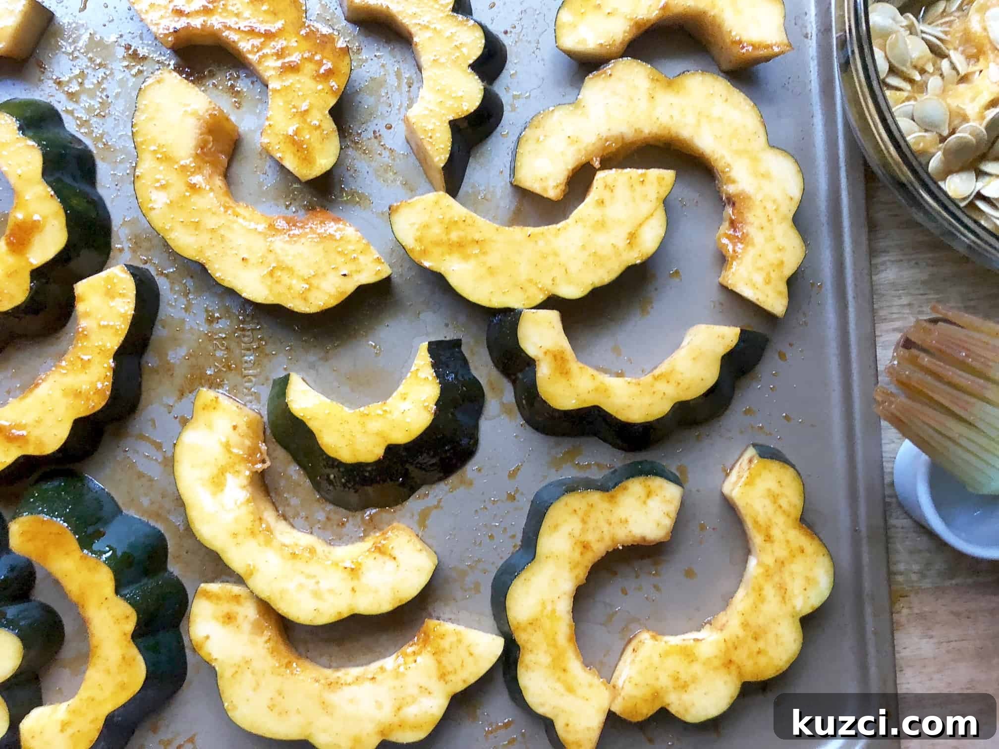 Spicy Roasted Acorn Squash with Crumbled Feta Recipe 7 spicy roasted acorn squash with feta crumbles