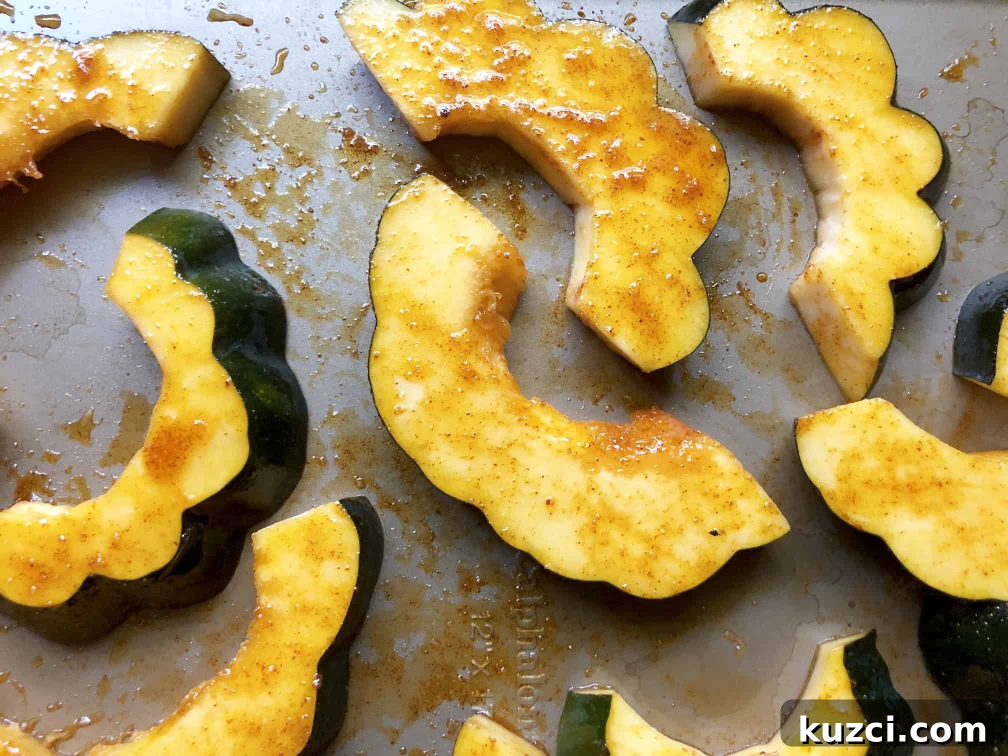 Spicy Roasted Acorn Squash with Crumbled Feta Recipe 8 spicy roasted acorn squash with feta crumbles