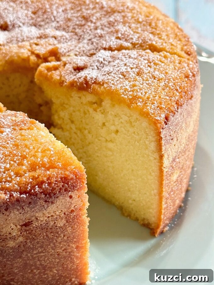 Classic Pound Cake Recipe with a Rich Buttery Crumb 7 Pound Cake.