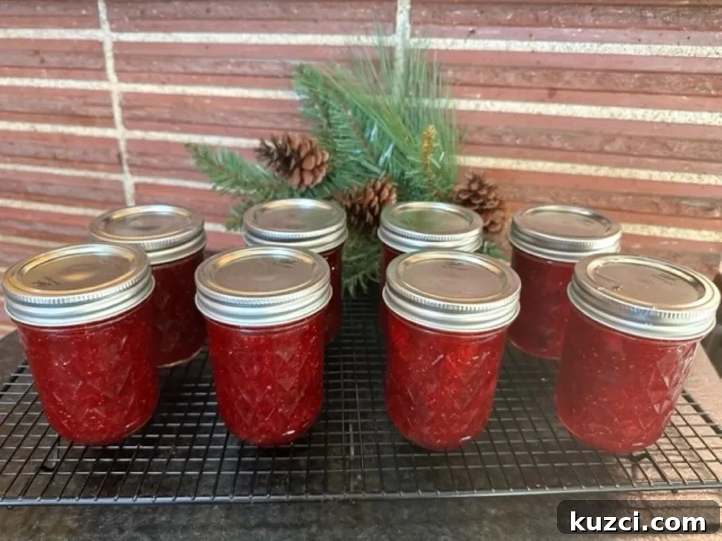 Christmas Jam Recipe for Holiday Gifts 7 Jars of jam