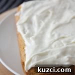 Sour Cream Maple Cake slice