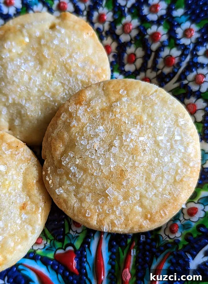 French Butter Cookies made with hard boiled egg yolk.