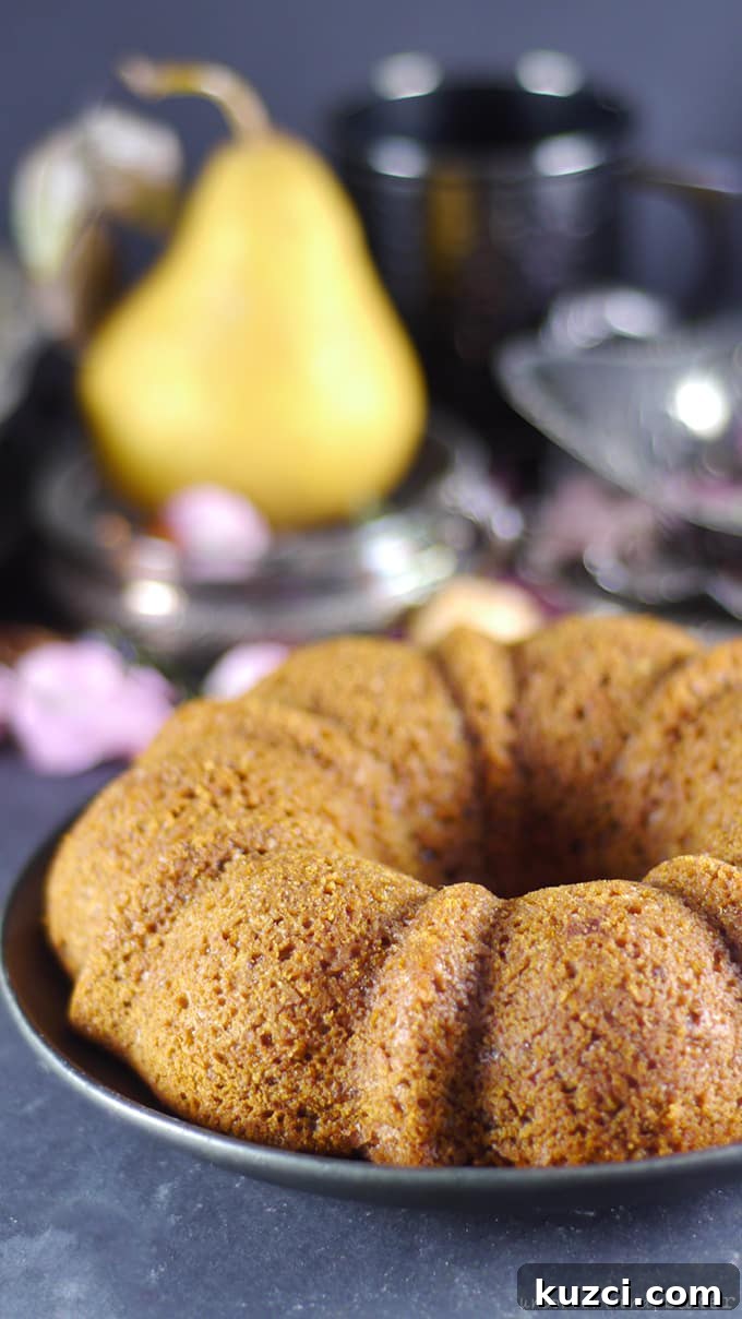 Moist Pear Cake with Caramel Sauce 2 Pear Cake with a Caramel Sauce {Free from: Gluten, Dairy, Eggs, Refined Sugar, and Oil}