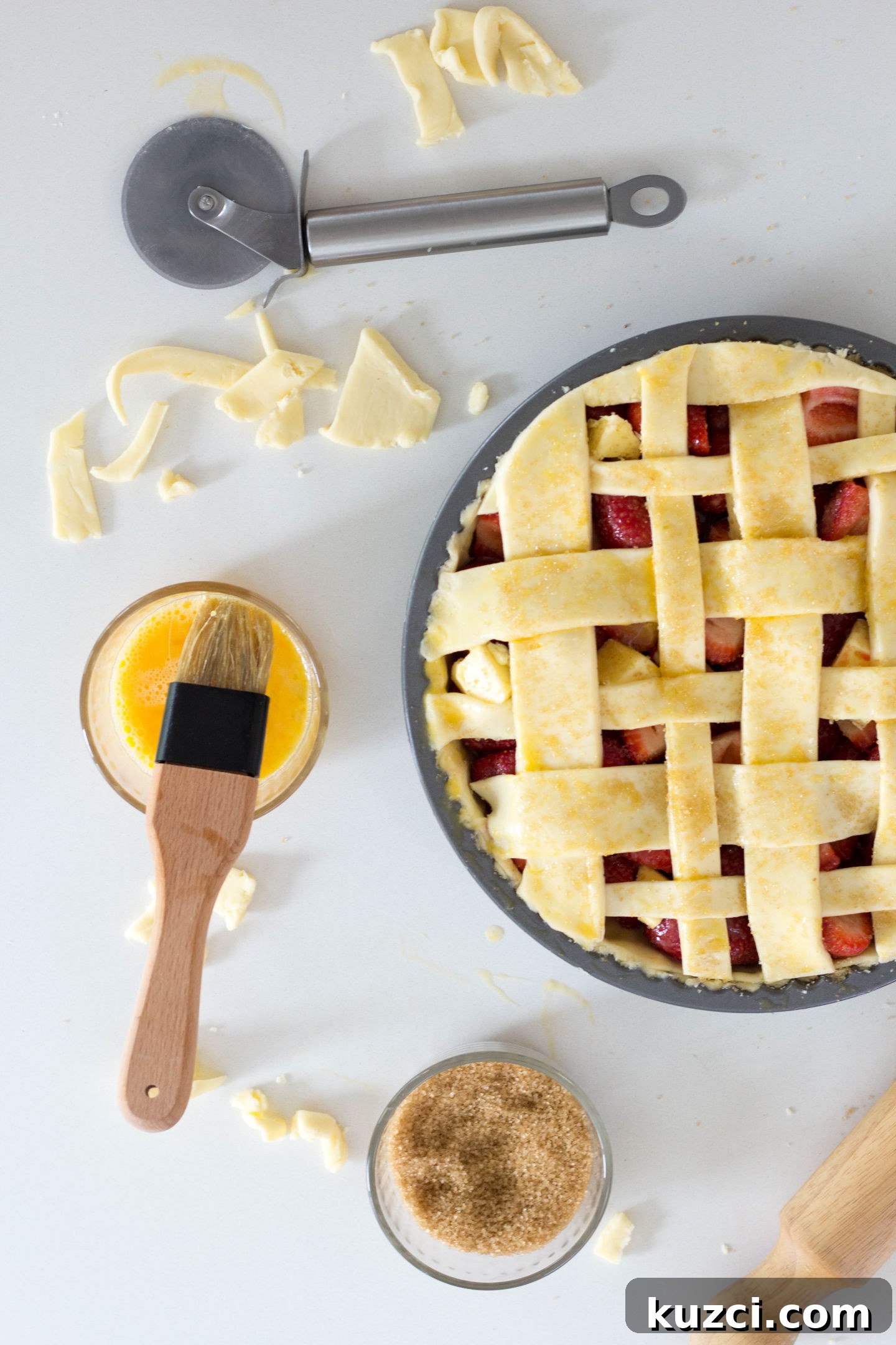 Luscious Strawberry Pie Gluten Free 
