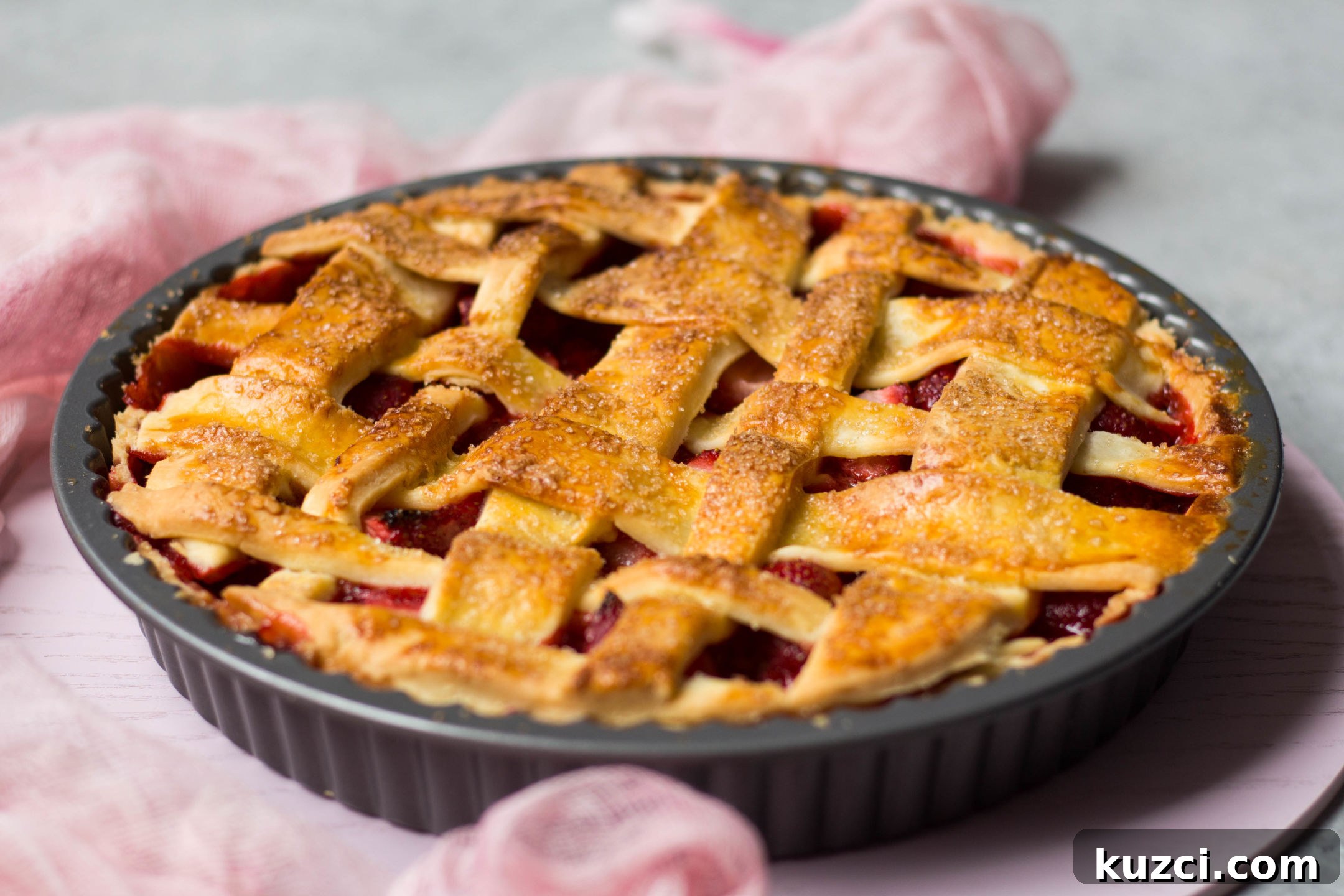 Luscious Strawberry Pie Gluten Free 3-3468