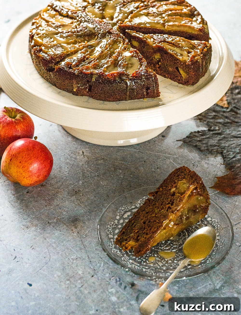 Vegan Sticky Toffee Apple Cake Recipe 2 Vegan Sticky Toffee Apple Cake
