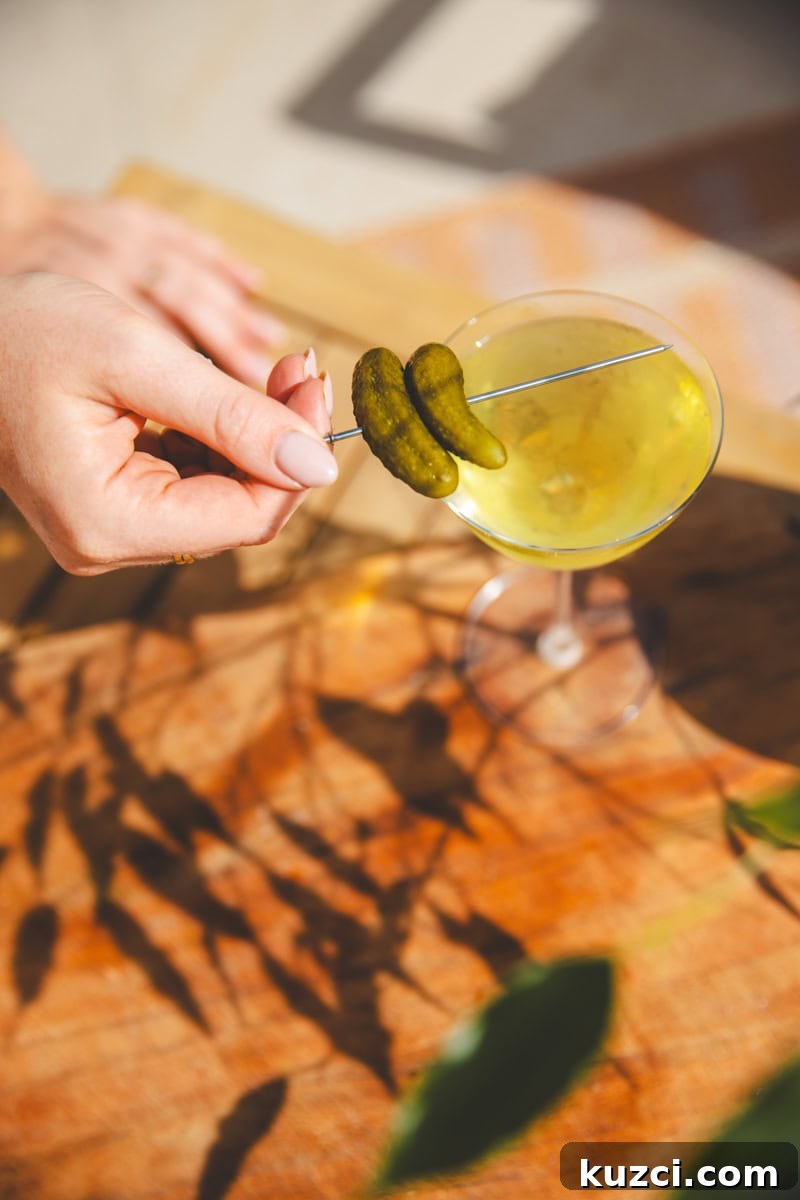 Pickle Martini: Tangy Dill Cocktail Recipe 4 Pickle Martini - Georgie Eats