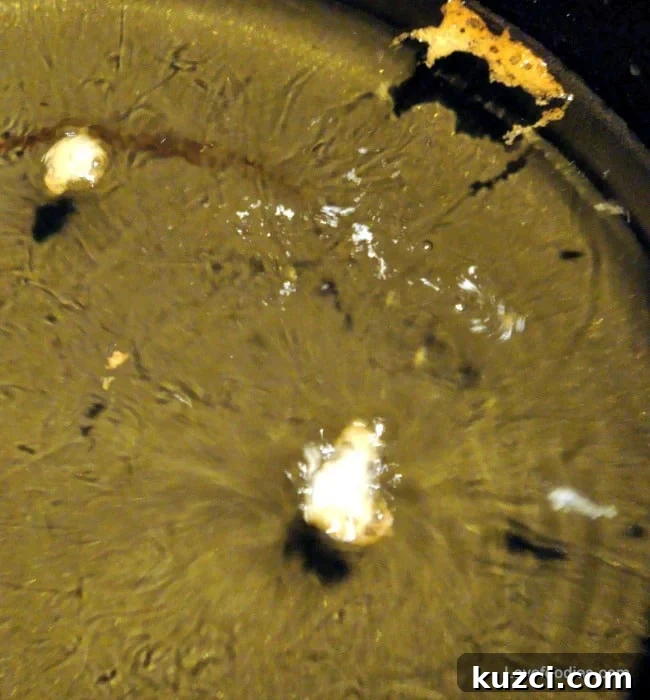 Oil heat test for frying