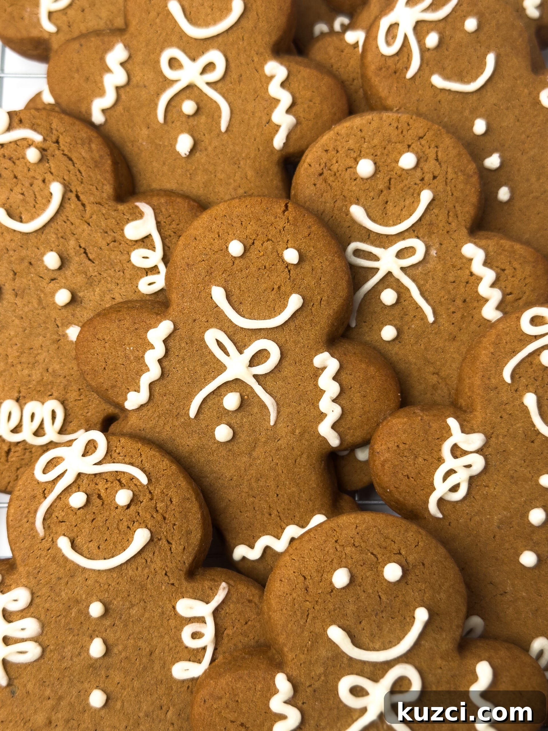 Soft and Chewy Gingerbread Cookie Recipe 3 Rolling out gingerbread dough