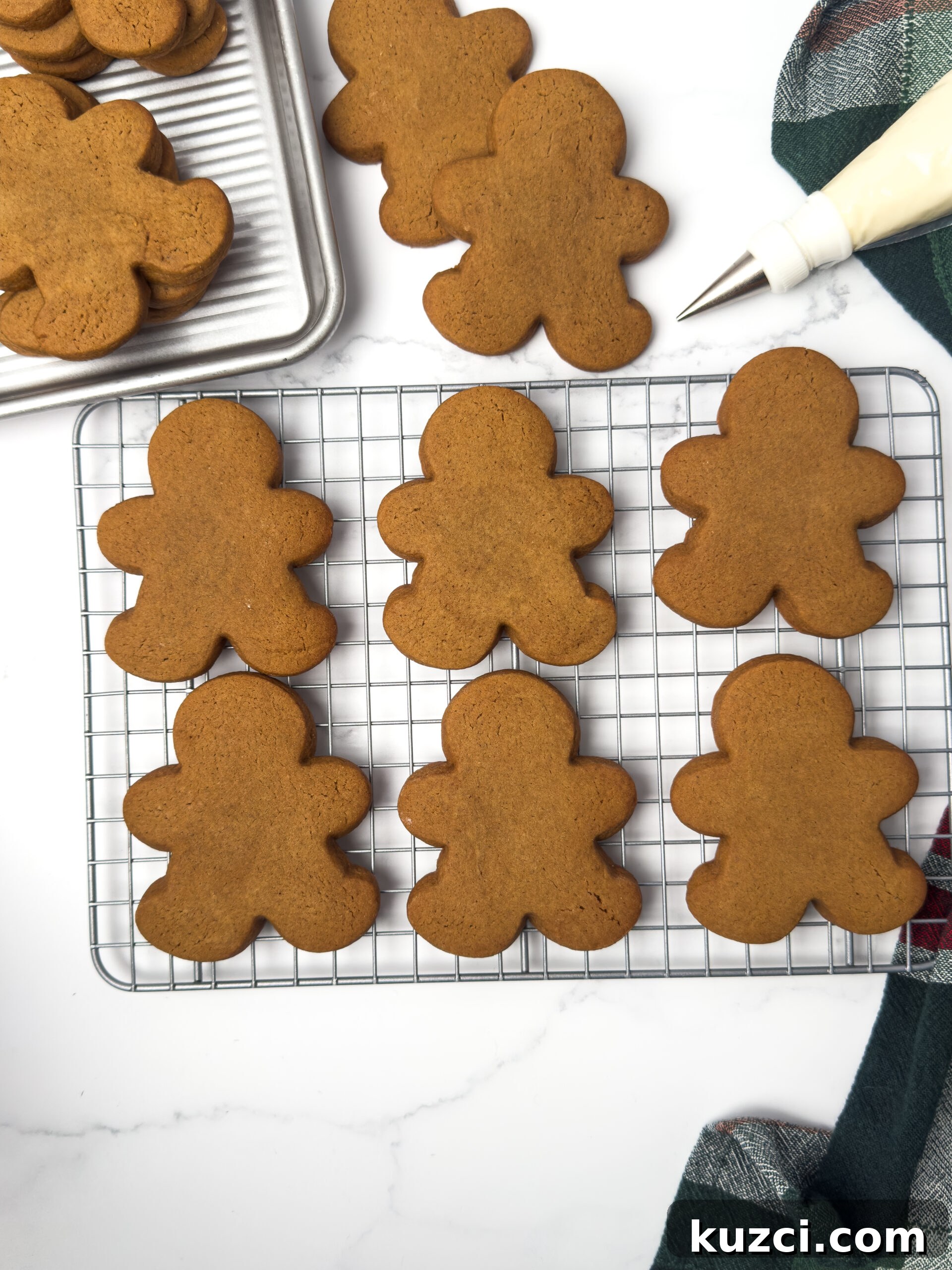 Soft and Chewy Gingerbread Cookie Recipe 5 Decorated gingerbread cookies