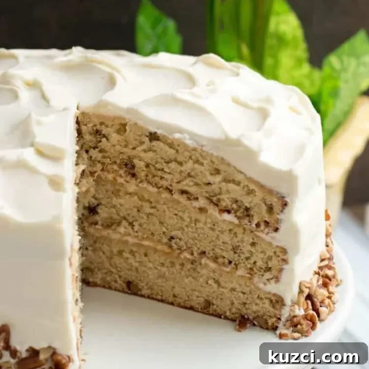 Italian Cream Cake. This slightly lightened up version with less eggs, less coconut, less nuts and my favorite frosting makes one insanely delicious cake!