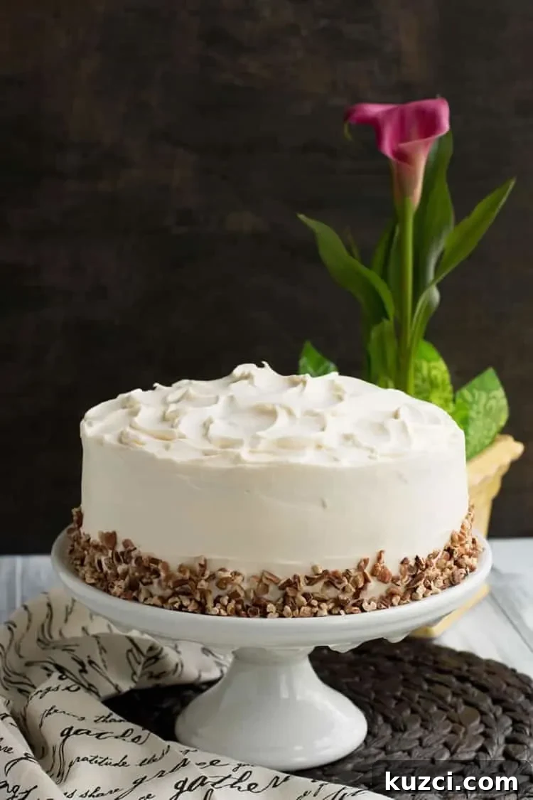 Baked Italian Cream Cake layers
