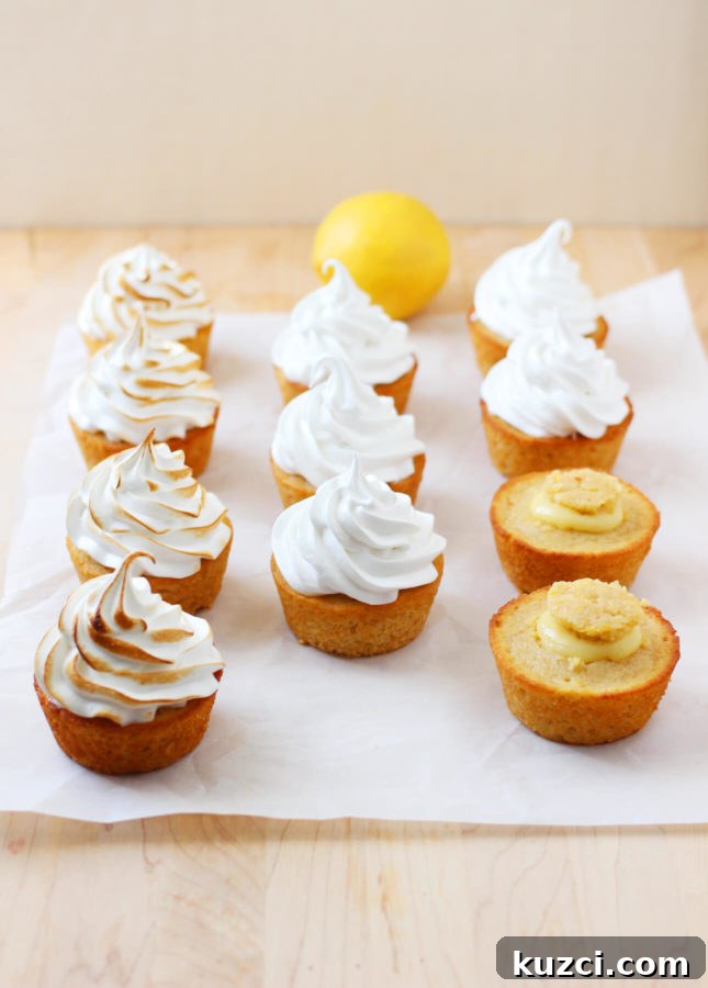 Lemon Meringue Cupcakes with Zesty Lemon Curd 2 Lemon Meringue Cupcakes // FoodNouveau.com