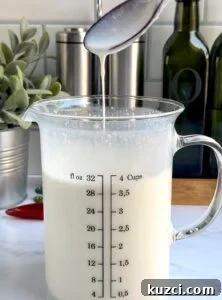 Mixing the creamy paleta base