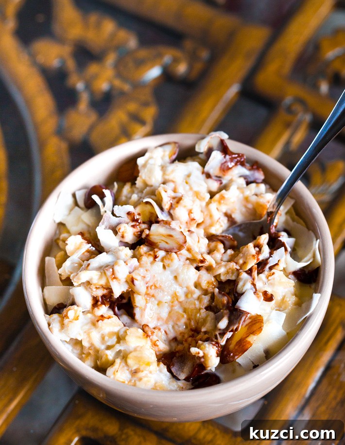Easy Coconut Oatmeal