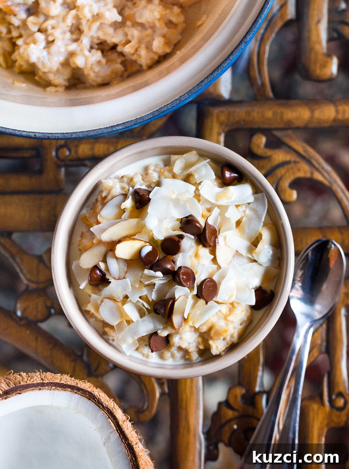 Coconut Cream Pie Oats